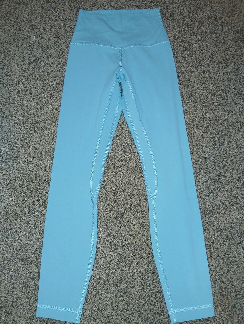 Lululemon High-Rise Aqua Leggings